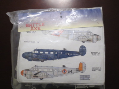 1/48 Battle Axe Beechcraft 18 OOP