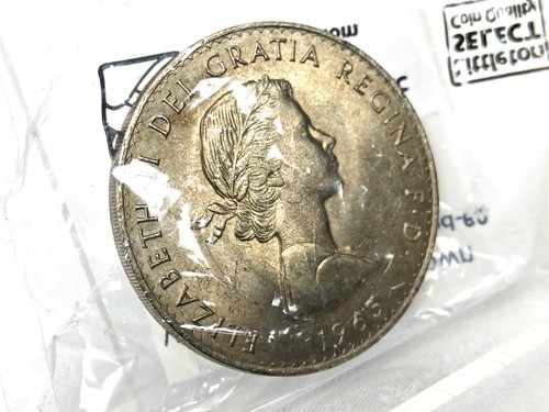 Moneta corona commemorativa Winston Churchill 1965 - 25p - non circolata - E31425d - Foto 8 di 8