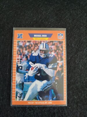 1989 Pro Set Michael Irvin Rookie Dallas Cowboys #89 E2K