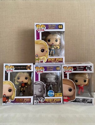 Britney Spears Funko Pop Lot Circus Slave 4 U Oops