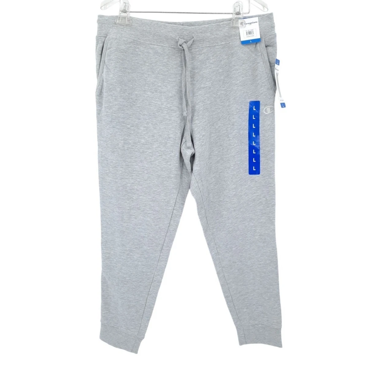 NEW Champion Oxford Heather Gray Fleece Lined Jogger Pants