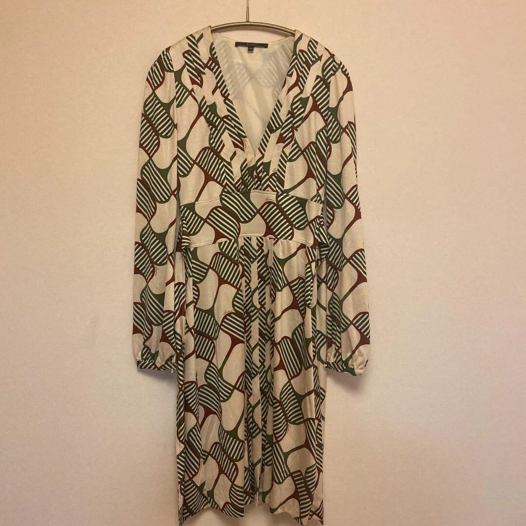 Robe GUCCI logo femme taille XXS vert soie