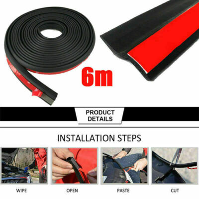 Car Door Seal Strip Rubber Weatherstrip Protector Edge Molding Trim Guard