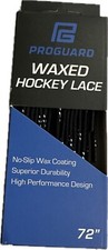Pro guard Waxed Hockey Laces 72     FREE SHIPPING   