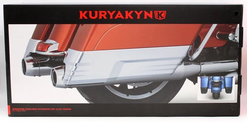 Kuryakyn Saddlebag Extensions Kit (Black) Part Number - 7191