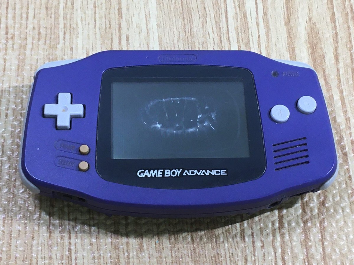 lf9471 Plz Read Item Condi GameBoy Advance Violet Game Boy