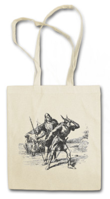 NORSEMEN I STOFFTASCHE Wikinger Vikings Expedition Walhalla Thor Schiff Runen