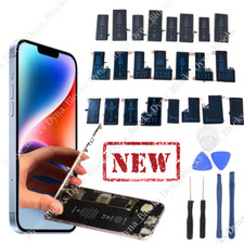 Replacement Internal Battery For iPhone 8 XR XS X 11 12 13 14 Tool Adhesive Lot