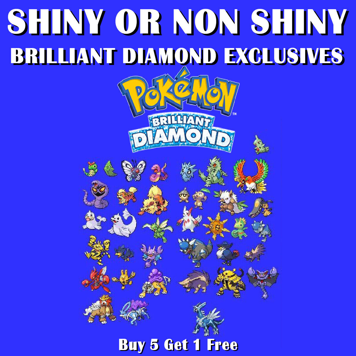 Pokemon Brilliant Diamond & Shining Pearl Exclusive Pokemon List