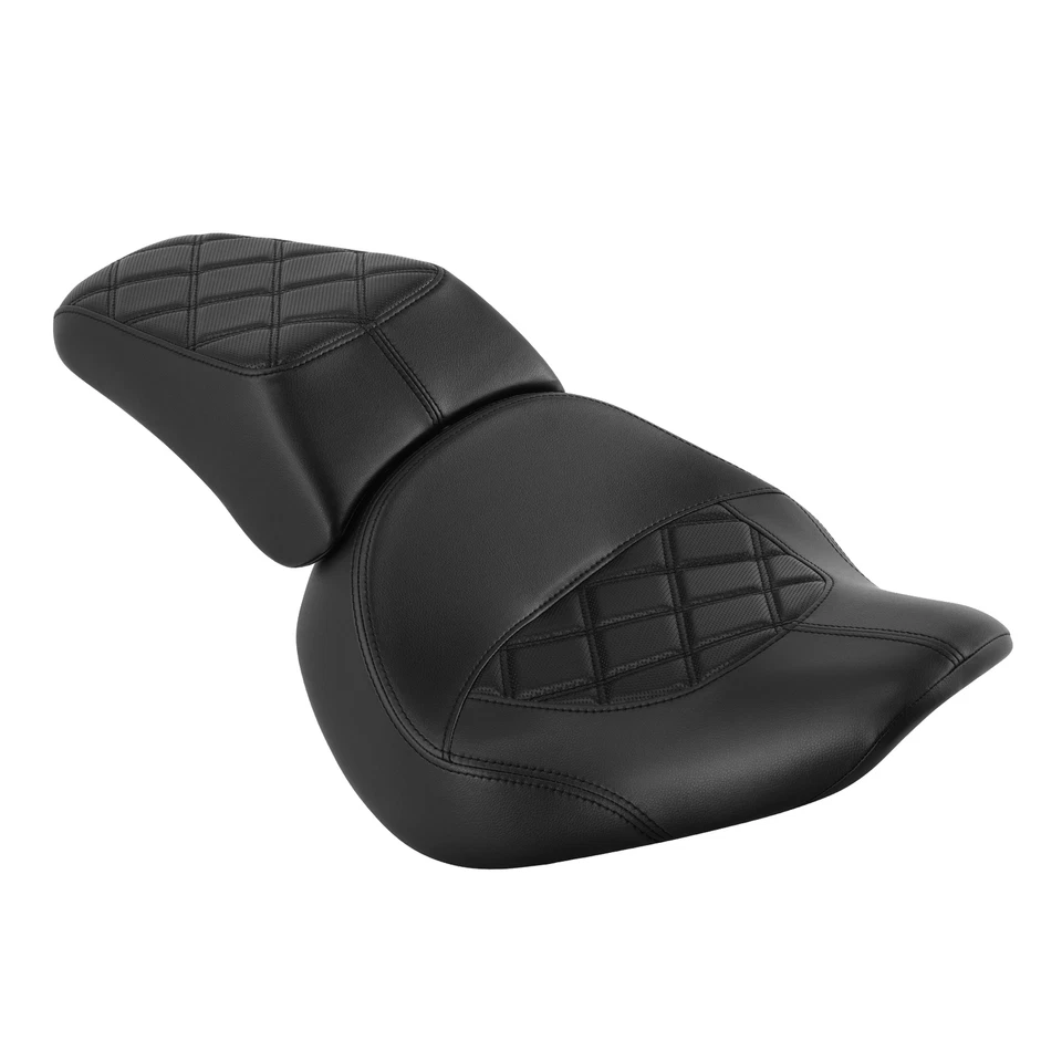 Asientos de conductor y pasajero aptos para Harley Softail Custom FXSTC Night Train 2006-15 Foto 2 de 4