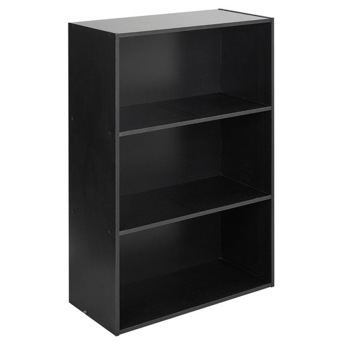 Wide 3 Tier Book Shelf Deep Bookcase Storage Cabinet Display Dining Living Room - Picture 6 of 19