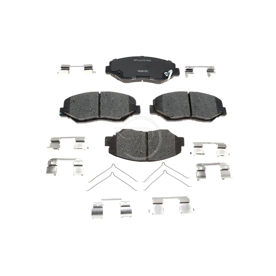 Juego de 8 pastillas de freno de disco delanteras traseras Raybestos para Honda CR-Z 2016 Foto 3 de 4