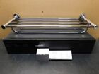 Mirabelle Greyfield 22" Chrome Hotel Style Towel Rack w/ Shelf - Qty Available