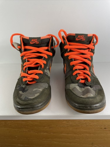 Brian Anderson x Nike SB Dunk High 'Camo' - Size 9 - 305050 281 Rare | eBay