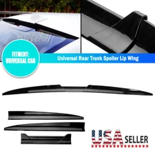 For Chevrolet Malibu 05-2023 Adjustable GLOSS BLACK Rear Trunk Spoiler Wing Lip
