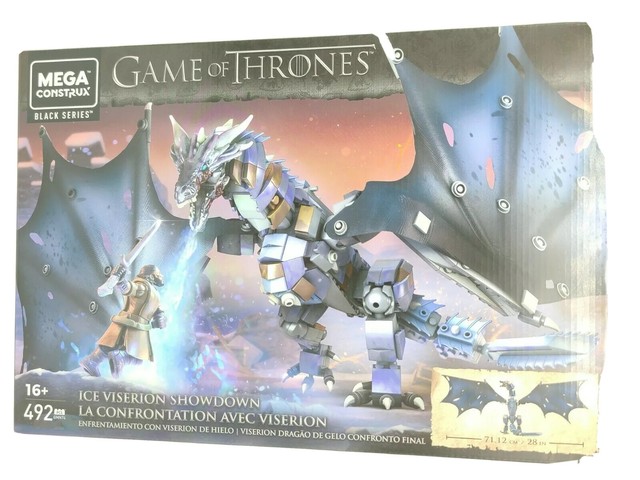 NEW Game of Thrones Mega Construx Ice Viserion vs Jon Snow Playset GMN74 IN HAND | eBay