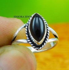 Black onyx Gemstone 925 sterling silver handmade Gift Ring US size 5 to 13