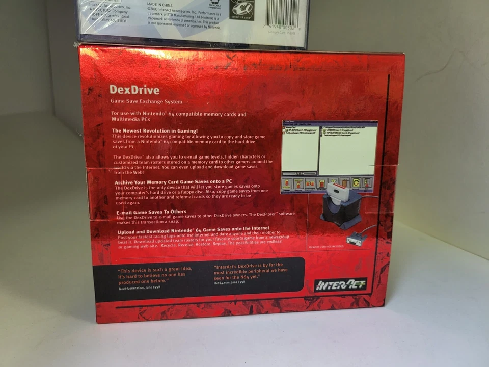 NEW Memory Card & DexDrive to PC Game Save Exchange Transfer System N64 ## - Image 3 of 4