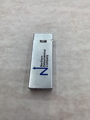 Scripto Social Lights VINTAGE Butane Lighter - Polished & Brushed Silver (1970s)