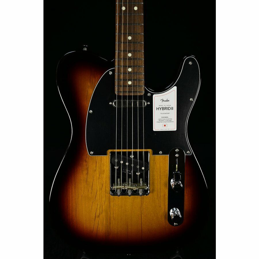 Fender Made in Japan Hybrid II Telecaster 3-Color Sunburst with gig bag  rosewood