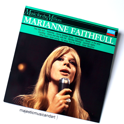BEAUTIFUL COVER ORIGINAL MARIANNE FAITHFULL VINTAGE VINYL LP