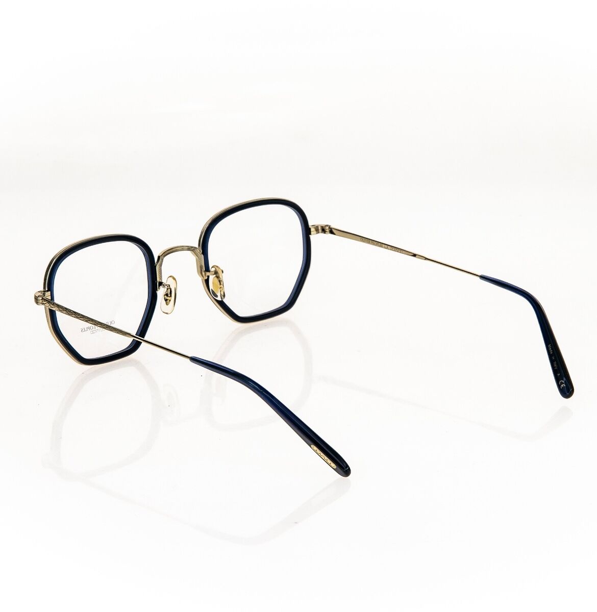 OLIVER PEOPLES OP-40 30TH OV1234 Denim Blue Gold Eyeglasses Optical Frame 1234