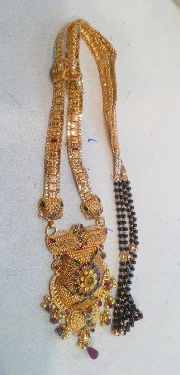New mangalsutra deals design gold 2019