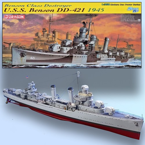 KIT DESTRUCTOR DRAGON 1032 1/350 USS BENSON DD-421 - Imagen 1 de 5