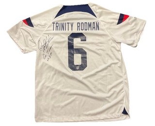 Dennis Rodman Signed Team USA Trinity Rodman Autographed Jerser JSA Go Team USA