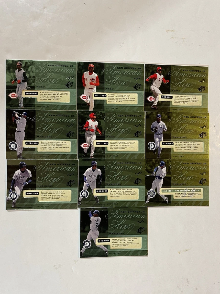 Upper Deck Seattle Mariners Baseball Serial Numbered Sports