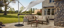 3.5M Cantilever Parasol - Grey