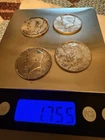 4x Kennedy Half Dollars, 1964