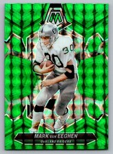 2024 Panini Mosaic #250 Mark van Eeghen Mosaic Green