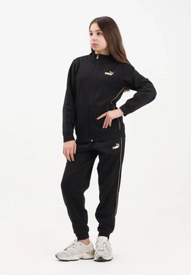 ORIGINAL PUMA ESS+ TEXTURES FOIL PLACK MÄDCHEN ANZUG 692212 01