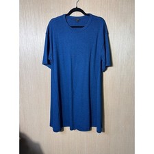 COS Women's Blue T-Shirt Dress Short Sleeve Casual Minimalist TWO