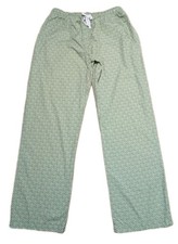 Vineyard Vines PJ Pants Size Medium Hooks Print Cotton Lounge Comfy Green
