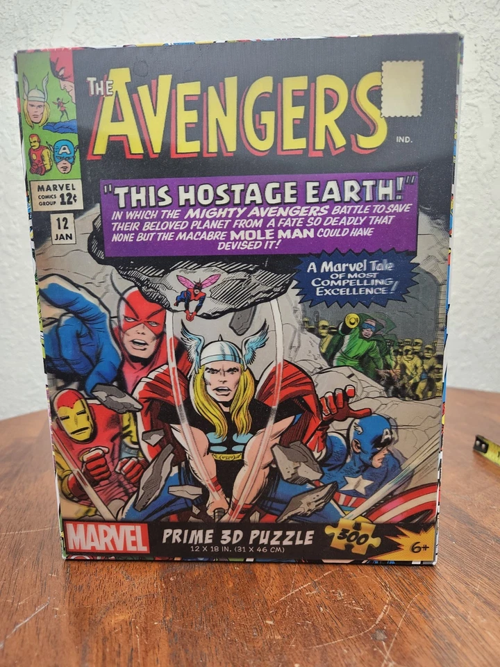 🆕 Puzzle 3D Marvel The Avengers Prime - “This Hostage Earth” - 300 Piezas - Nuevo Foto 2 de 4