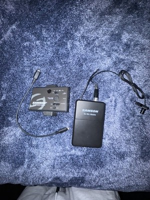 Samson Go Mic Mobile Receiver with LM8 Lavalier and Belt Pack Transmitter