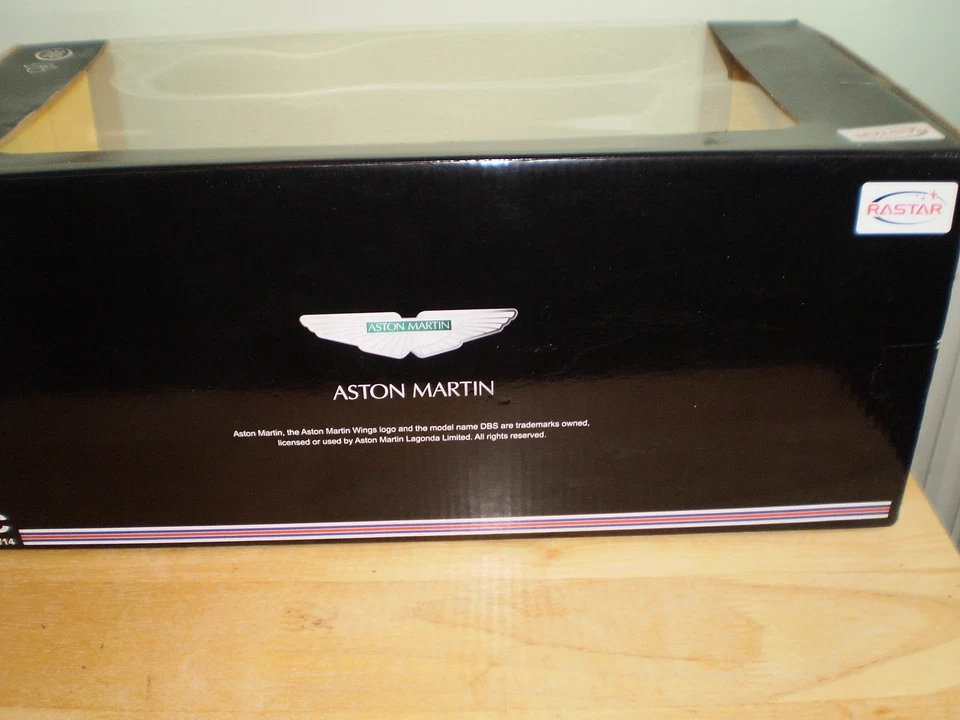 RARE RASTAR 1/14 ASTON MARTIN DBS COUPE BOXED R/C 27mhz GOOD ARTR - Image 3 of 4