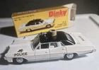 Vtg DINKY Toys #251 Die Cast U.S. PONTIAC Police Car Mint In Original Box NICE!
