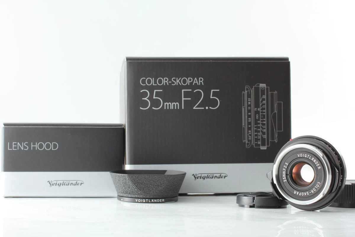 Voigtländer Camera Lenses 35mm Focal f/2.5 Maximum Aperture for