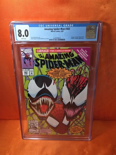 Amazing Spider-Man #363 1992 CGC 8.0 3rd. App. Of Carnage!