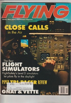 Flying Aviation Magazine Piper Tri-Pacer Review, Flight Simulators Oct. 1997