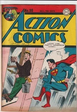 ACTION COMICS #98 (DC Comics, 1946) VG+ ~ SUPERMAN
