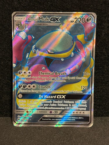 Pokemon - Alolan Muk GX (Full Art) - 138/147 - SM - Burning Shadows -MP