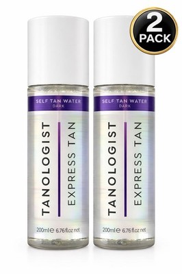 (2 Pack) Tanologist Express Tan Self Tan Mousse DARK 200 ml / 6.76 EA M8