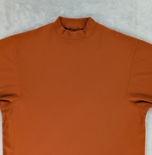 Mock Neck Orange Activewear Tops for Men for Sale | Shop Men's
