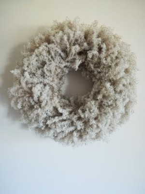 Kranz Natur / weiß  Durchmesser 40 cm PFINGST-SPECIAL 25 %