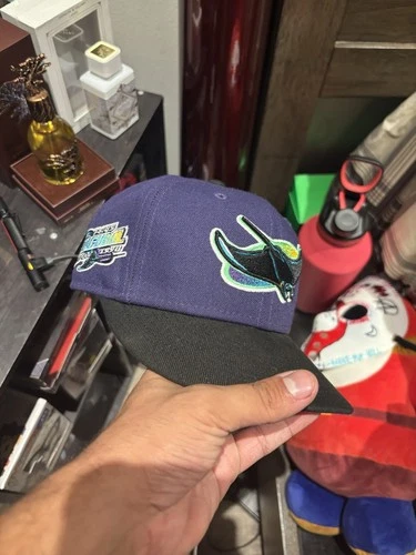 New Era Tampa Bay Devil Rays Fitted Hat Hat Club Size 7 1/2