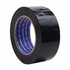 2MIL 2" x 110Y, 1CS/36ROLLS BLACK ACRYLIC PACKAGING TAPE LIGHT/MEDIUM DUTY